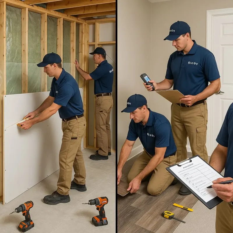 Repairs and Reconstruction process in Bellevue, OH